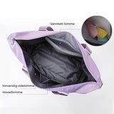 High Capacity Double Layer Wet Separation Travel Bag