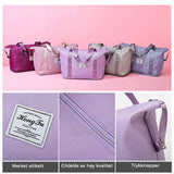 High Capacity Double Layer Wet Separation Travel Bag